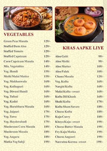 Panchamrut Multicuisine Restaurant menu 