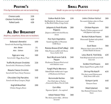 Dobaraa menu 