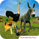 Herunterladen Farm Animal Racing 3D Installieren Sie Neueste APK Downloader