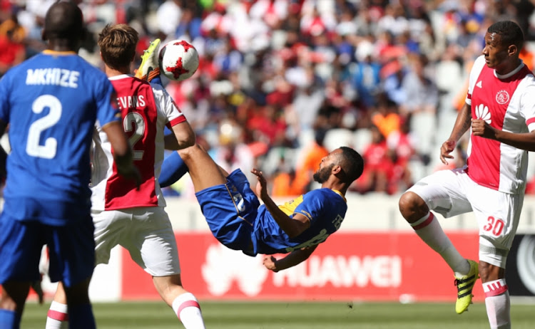 Taariq Fielies of Cape Town City during the Absa Premiership match between Ajax Cape Town and Cape Town City FC at Cape Town Stadium on September 30, 2017 in Cape Town, South Africa.