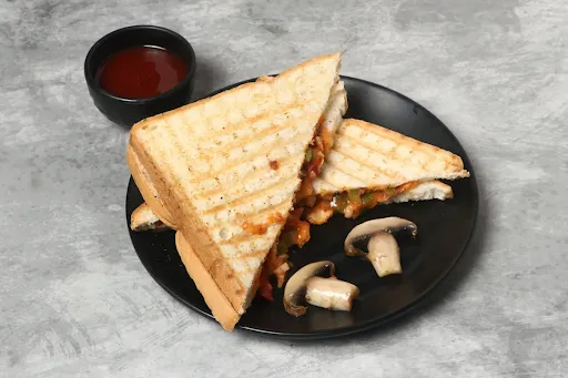 Tandoori Mushroom Grilled Sandwich