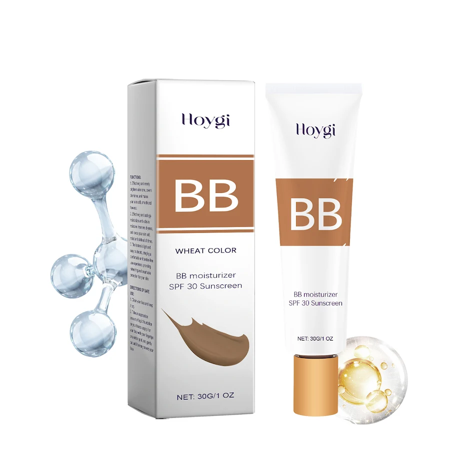 Protetor BB Cream Corretivo Base Líquida Leve. Unifica o tom da pele, disfarça imperfeições e oferece proteção solar diária. Acabamento natural.