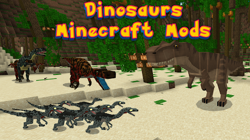 Screenshot Dinosaur Mod Minecraft