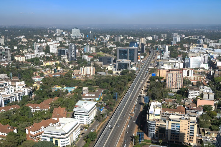 Vehicles run on the Nairobi Expressway in Nairobi, Kenya, Feb. 6, 2023.