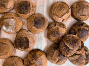 Tempting loaves of sourdough bread at Voisin in Johannesburg. 