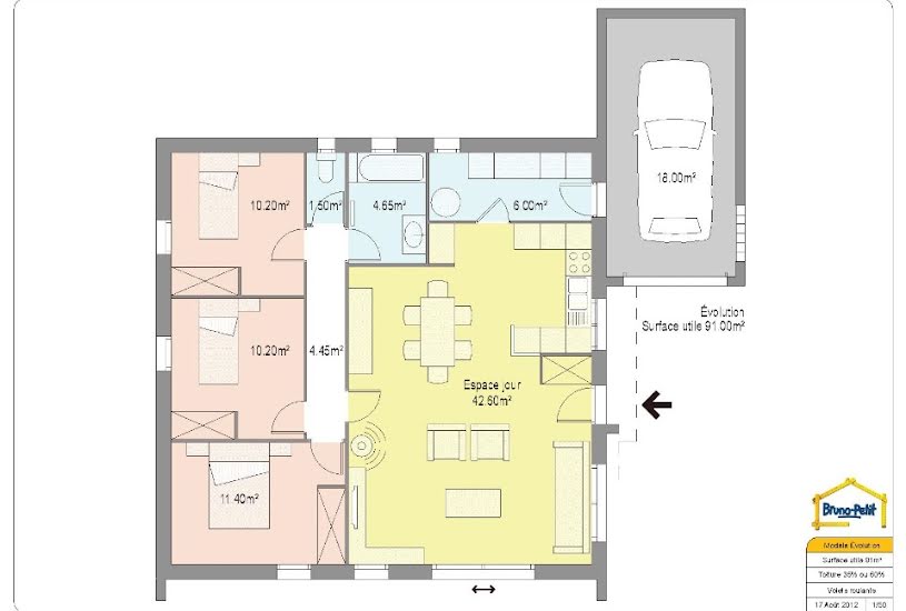  Vente Terrain + Maison - Terrain : 873m² - Maison : 90m² à Francescas (47600) 