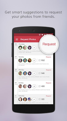 Plix : Photos requesting app