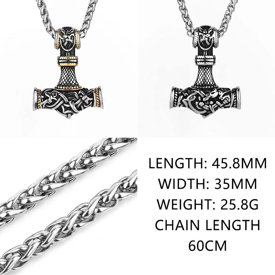 Ciondolo in acciaio titanio con incisione Viking Quake europeo e americano, un accessorio resistente e dallo stile audace.