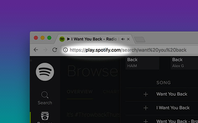 Old Spotify Web UI