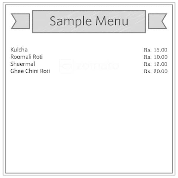 Islam Roti Wale menu 