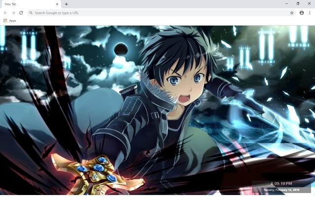 Sword Art online Full HD Custom New Tab