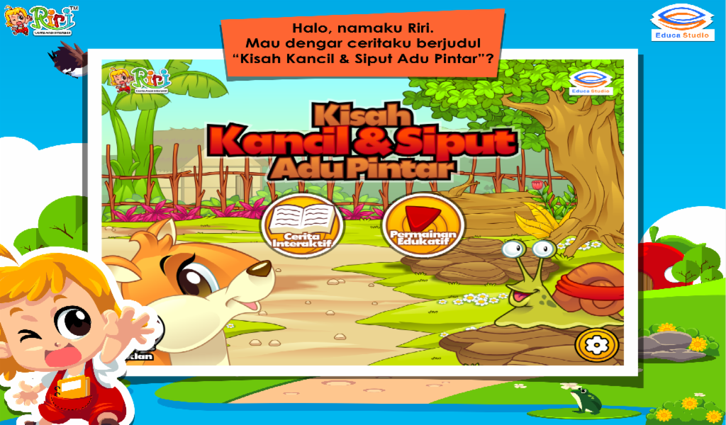 Cerita Anak: Kancil dan Siput Adu Pintar - Android Apps on 