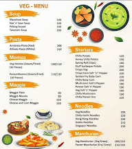 Foodie Dragon menu 1