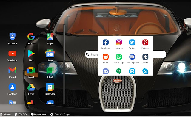 Bugatti Wallpaper New Tab Theme [Install]