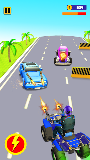 Screenshot Quad Bike Traffic Shooting Gam