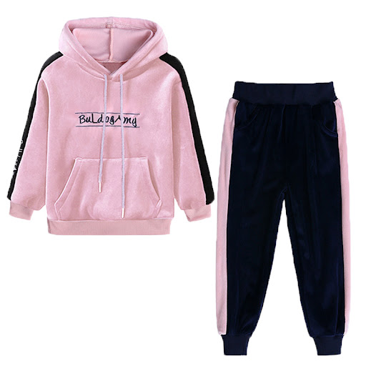 Title 6, Girls lace stitching sweater two-piece suit, a ...