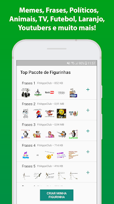 Top Figurinhas Brasil WAStickerApps Stickersのおすすめ画像2