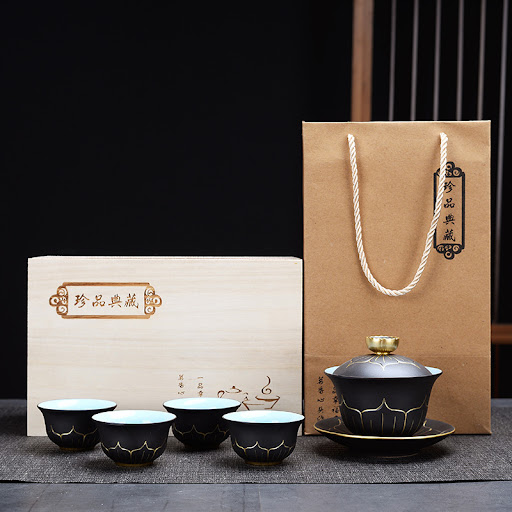Title 1, Large Ceramic Master Cup Kung Fu Tea Set – Expe...