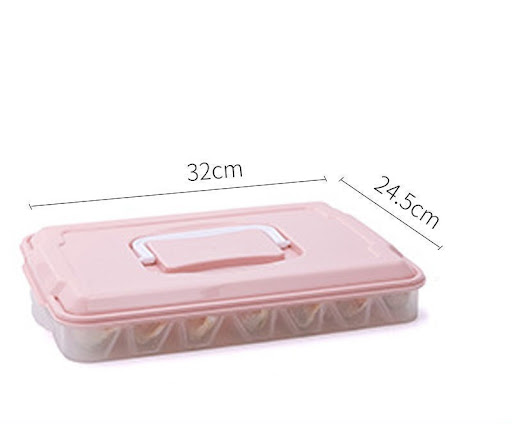 Title 6, Frozen Dumpling Storage Box Multi-layer Kitchen...