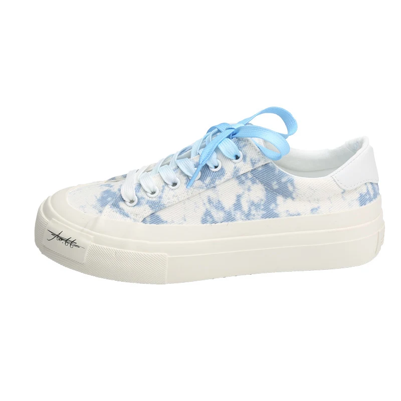 Title 13, Dames casual canvas schoenen met lage top en ef...