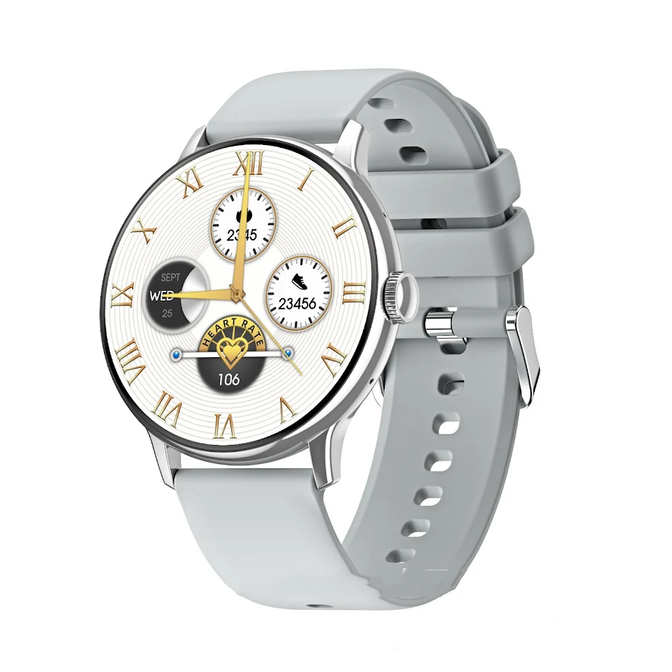 CY500 Smartwatch con frecuencia cardíaca, NFC, llamadas Bluetooth y monitor deportivo, perfecto para un estilo de vida activo y conectado.
