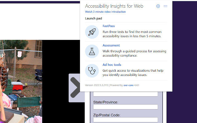 Accessibility Insights for Web - Canary (M3) chrome extension