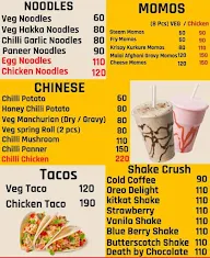 Krisper Cheezta menu 2