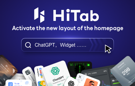 Hitab - a new tab with ChatGPT small promo image