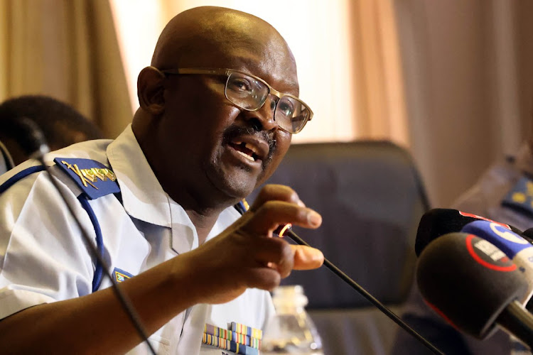 Gauteng police commissioner general Lt-Gen Elias Mawela is retiring from service. File photo.