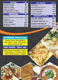 Desi Dining menu 2