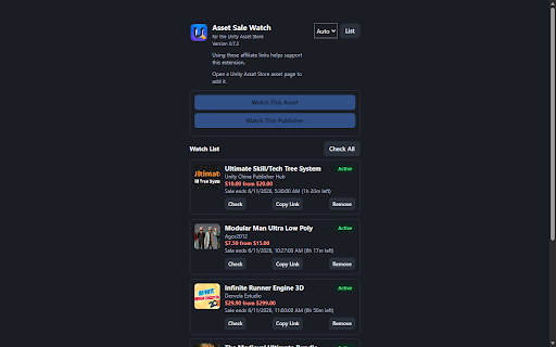 Asset Sale Watch - Unity Asset Store Deals screenshot 2