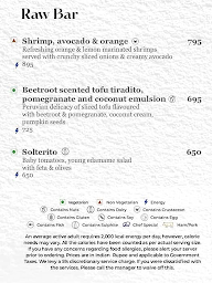 190 AMSL By Novotel menu 8