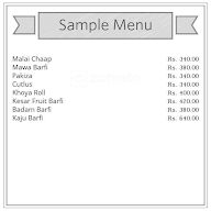 Agarwal Sweets menu 2