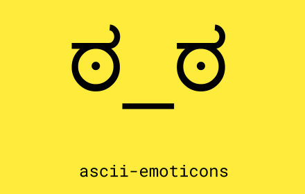 ascii emoticons small promo image