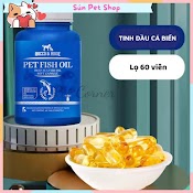 Viên Dầu Cá Cho Chó Mèo Pet Fish Oil, Bổ Sung Omega 3, Tăng Sức Đề Kháng Và Dưỡng Lông