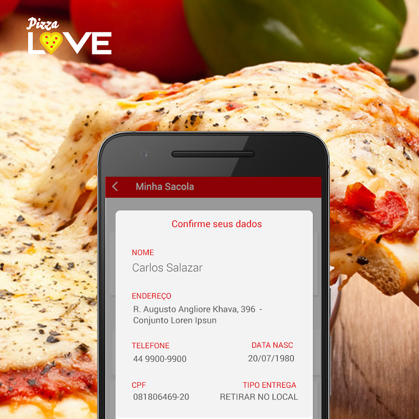 PizzaLove Screen 3