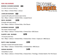 Bunnies Burger menu 1