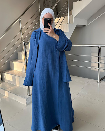 Title 12, Middle East Arab Fashion Loose Dress Long Sleev...