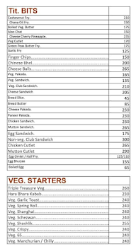 Hotel Satkar menu 2