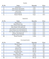 Pandit Chats And Paratha menu 3