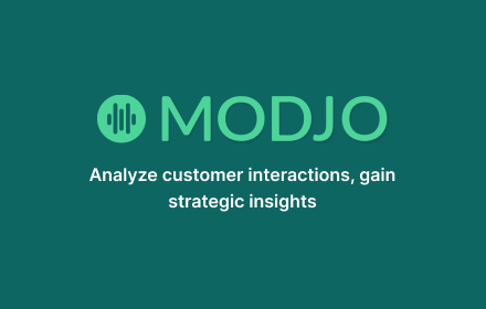 Modjo Chrome extension - Notes & Recorder small promo image