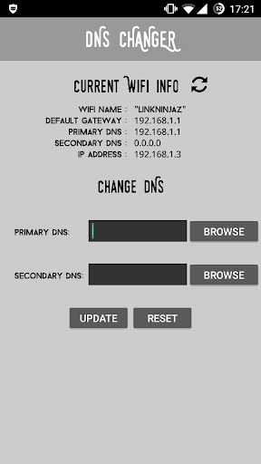 Change DNS