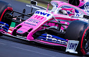 Racing Point driver Lance Stroll in action during the qualification session for the 2019 Hungarian Formula 1 Grand Prix.