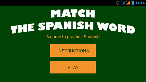 Match the Spanish Word