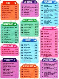 Gopal Sweets menu 1