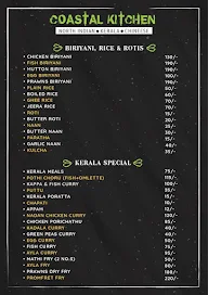 P & C Coastal Kitchen menu 1