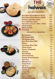 The Halwais menu 1