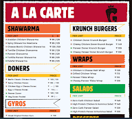 Grillys menu 1