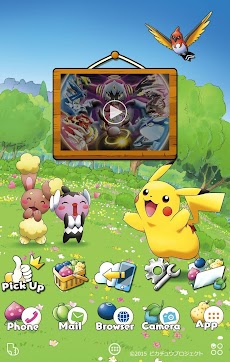 ピカチュウとポケモンおんがくたい 壁紙きせかえ Androidアプリ Applion