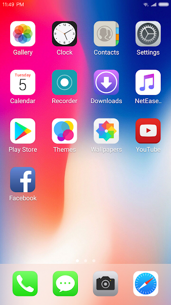  X Launcher Pro: PhoneX Theme, IOS Control Center- screenshot 